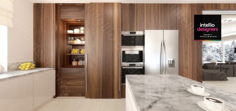 Drewniana kuchnia Intellio designers
